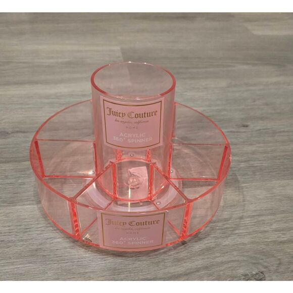 Juicy Couture Home Pink Acrylic 360° Spinner - Picture 9 of 9